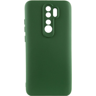 Чехол для Xiaomi Redmi 9 Lakshmi Silicone Cover Full Camera (A) Зеленый/Dark green