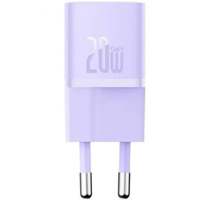 Сетевое зарядное Baseus GaN5 Fast Charger (mini) 1C 20W (CCGN05010) Фиолетовый