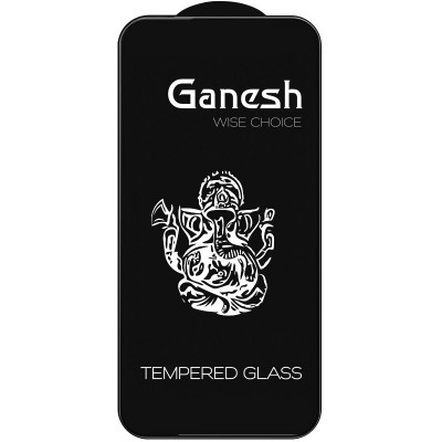 Защитное стекло для Apple iPhone 15 (6.1") Ganesh (Full Cover) Черный