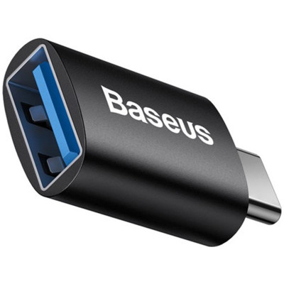 Переходник Type-C - USB 3.1 Baseus Ingenuity Series Mini (ZJJQ000001) Черный