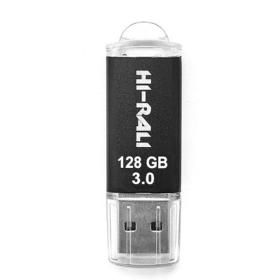 Флешка (флеш память USB) Hi-Rali Rocket 128 GB USB 3.0 Черный