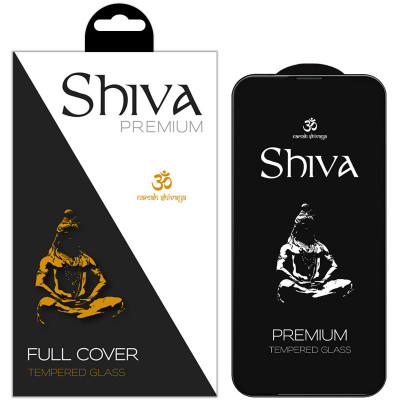 Защитное стекло для Apple iPhone 14 Pro (6.1") Shiva (Full Cover) Черный