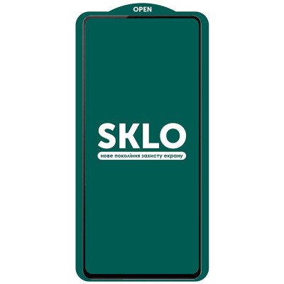 Защитное стекло для Xiaomi Poco X4 Pro 5G SKLO 5D (full glue) (тех.пак) Черный