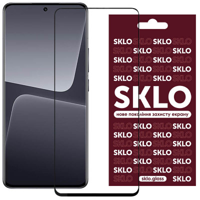 Защитное стекло для Xiaomi 13 SKLO 3D (full glue) Черный