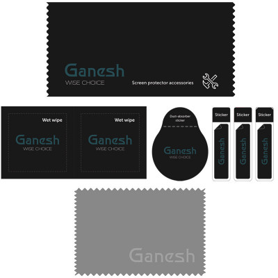 Защитное стекло для Apple iPhone 15 Pro (6.1") Ganesh (Full Cover) Черный