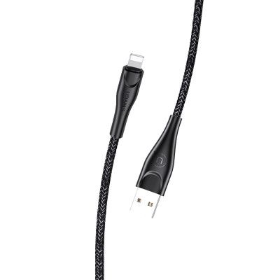 Кабель Lightning для iPhone Usams US-SJ391 Черный (1 м|2.1А)