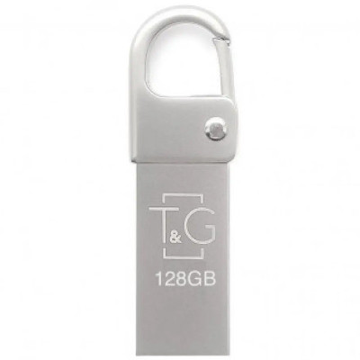 Флешка (флеш память USB) T&G 027 Metal Series 128 GB USB 3.0 Серебряный