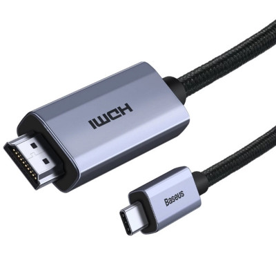Кабель Type C - HDMI Baseus High Definition Series Graphene WKGQ (1 м) Черный