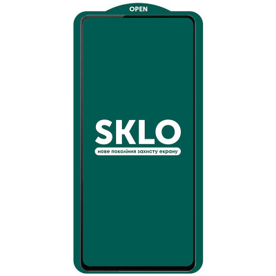 Защитное стекло для Samsung Galaxy S23+ SKLO 5D (full glue) (тех.пак) Черный