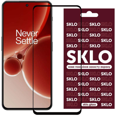 Защитное стекло для OnePlus Nord 3 SKLO 3D (full glue) Черный