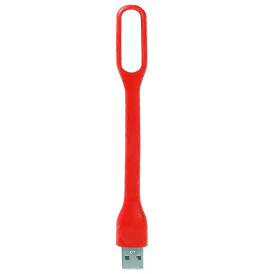 Лампа-фонарик Epik USB LED Colorful (длинная) Красный