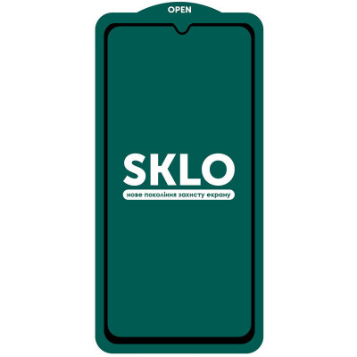 Защитное стекло для Samsung Galaxy A14 4G/5G SKLO 5D (full glue) (тех.пак) Черный