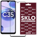 Защитное стекло для Realme C35 SKLO 3D (full glue) Черный
