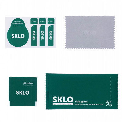 Защитное стекло для Oppo Reno 8 Pro SKLO 3D (full glue) Черный