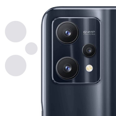 Гибкое защитное стекло на камеру для Realme 9 Pro / 9 Pro+ Epik 0.18mm (тех.пак) Прозрачный