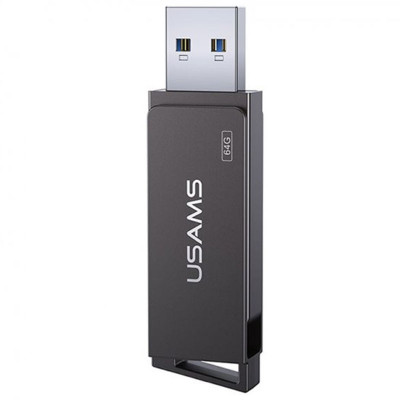 Флешка (флеш память USB) USAMS US-ZB196 USB 3.0 Rotatable High Speed Flash Drive 64 GB Серый