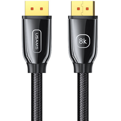 Кабель DisplayPort-DisplayPort Usams US-SJ532 Черный (2 м)