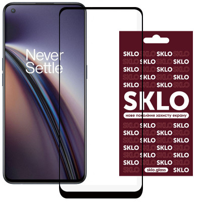 Защитное стекло для Oppo Reno 8 5G SKLO 3D (full glue) Черный