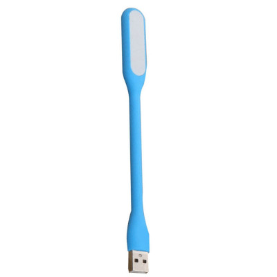 Лампа-фонарик Epik USB LED Colorful (длинная) Голубой