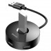 USB-хаб Baseus Round Box USB to USB 3.0 + 3USB 2.0 CAHUB-F Черный