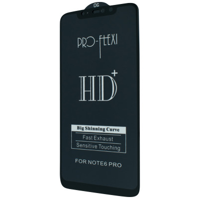 Защитное стекло для Xiaomi Redmi Note 6 Pro TTech HD+ Series Черный
