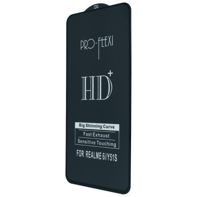 Защитное стекло для Realme 6i TTech Full Glue Черный