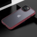 Чехол-накладка для iPhone 12/12 Pro Epik Metal Buttons Series Бордовый