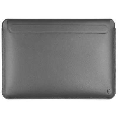 Чехол с подставкой 15.4" WIWU SKIN PRO Portable Stand Sleeve Серый