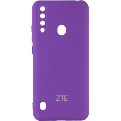 Чехол для ZTE Blade A7 Fingerprint (2020) Epik Silicone Cover My Color Full Camera (A) Фиолетовый/Purple