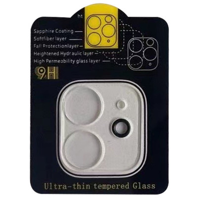 Защитное стекло на камеру iPhone 11 Epik Full Block Series Прозрачный
