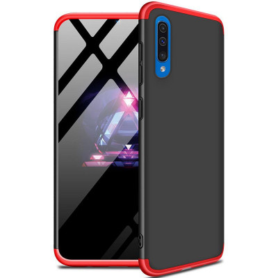 Чехол для Samsung Galaxy A50 (A505F)/A50s/A30s GKK LikGus 360 Черный/Красный