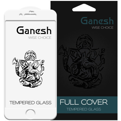 Защитное стекло для iPhone 7/8/SE (2020) Ganesh 3D Full Series Белый