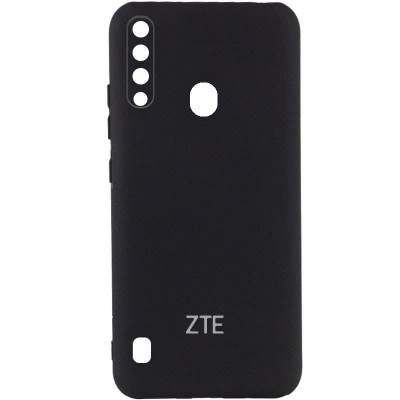 Чехол для ZTE Blade A7 Fingerprint (2020) Epik Silicone Cover My Color Full Camera (A) Черный/Black