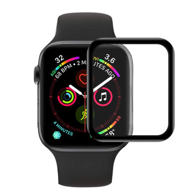 Защитная пленка для Apple Watch (42 mm) Epik 3D Full Glue Series Черный