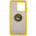 Чехол-накладка для ZTE Blade V30 Deen Color Edging Ring Series Желтый