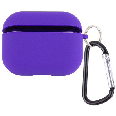 Чехол для AirPods Pro Epik Microfiber Series Фиолетовый/Ultra Фиолетовый