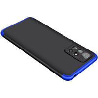 Чехол для Xiaomi Redmi 10 GKK LikGus 360 Черный/Синий