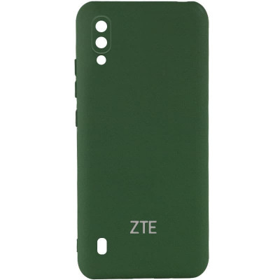 Чехол-накладка для ZTE Blade A5 (2020) Epik My Color Full Camera (A) Series Зеленый/Dark green