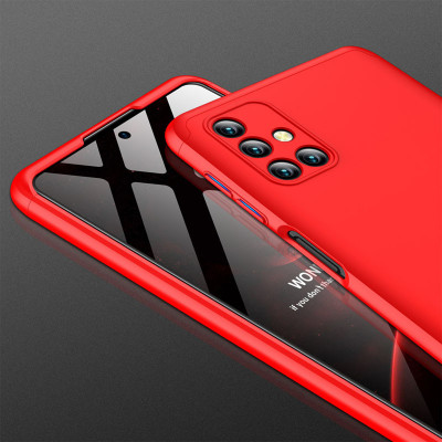 Чехол для Samsung Galaxy M51 GKK LikGus 360 Красный