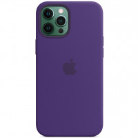 Чехол-накладка для iPhone 12/12 Pro Epik Silicone Case Full Magsafe Series (AAA) Фиолетовый/Amethyst
