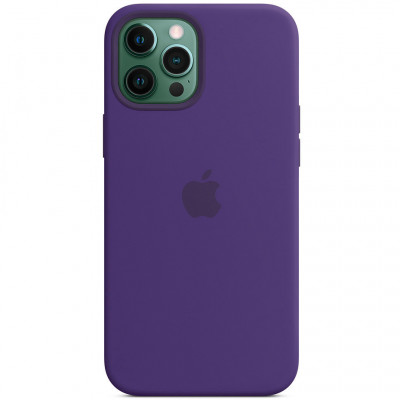 Чехол-накладка для iPhone 12/12 Pro Epik Silicone Case Full Magsafe Series (AAA) Фиолетовый/Amethyst