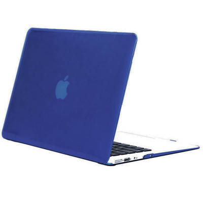 Чехол-накладка для Apple MacBook Pro 15" (A1707/A1990/2016/2018) Epik Matte Shell Series Синий/Peony blue