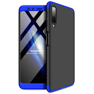 Чехол для Samsung Galaxy A50 (A505F)/A50s/A30s GKK LikGus 360 Черный/Синий