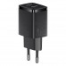 Сетевое зарядное (СЗУ) Baseus Compact 10.5W (2USB) (CCXJ01) Черный