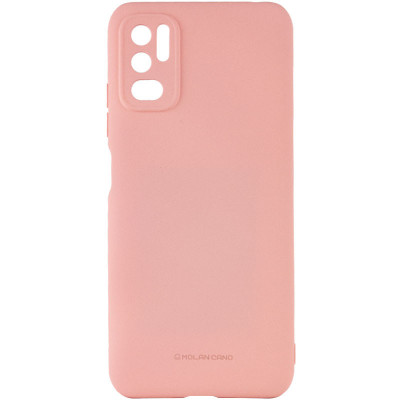 Чехол для Xiaomi Redmi Note 10 5G/Poco M3 Pro Molan Cano Smooth Розовый