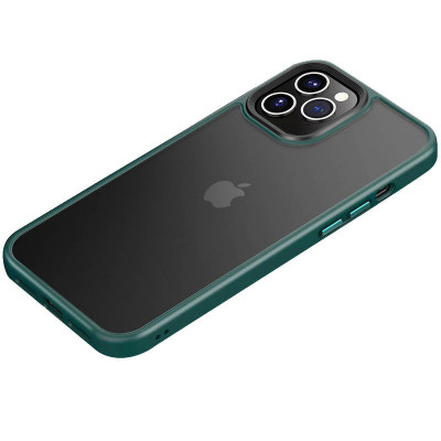 Чехол-накладка для iPhone 11 Pro Max Epik Metal Buttons Series Зеленый
