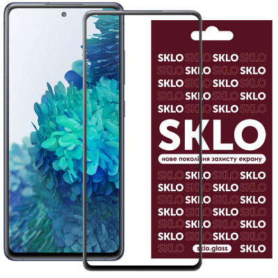Защитное стекло для Samsung Galaxy S21 FE SKLO 3D (full glue) Черный