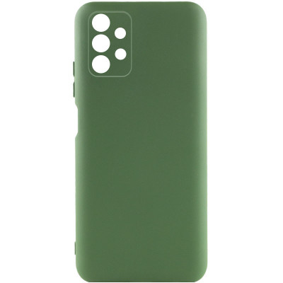 Чехол для Samsung Galaxy A32 4G Lakshmi Silicone Cover Full Camera (A) Зеленый/Dark green
