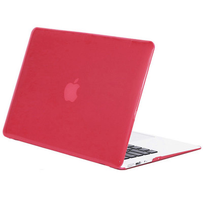 Чехол-накладка для Apple MacBook Air 13" (A1932/2018) Epik Matte Shell Красный/Wine red