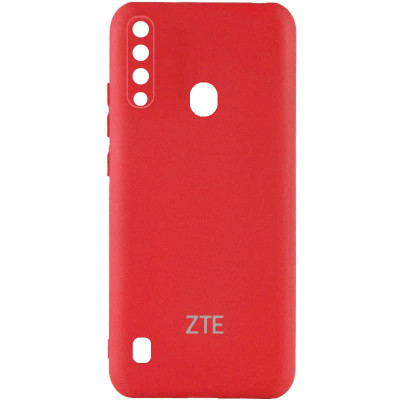Чехол для ZTE Blade A7 Fingerprint (2020) Epik Silicone Cover My Color Full Camera (A) Красный/Red